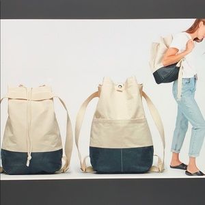 Everlane canvas backpack
